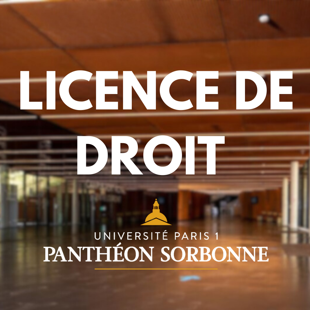 La Licence de Droit à Paris 1